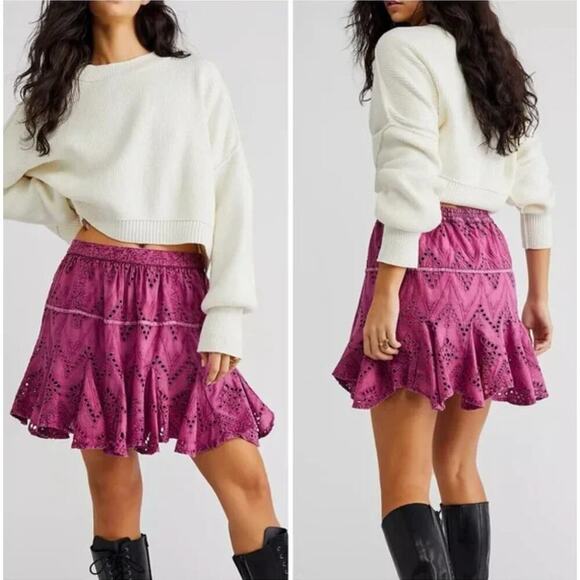 Free People Dresses & Skirts - Free People Serenity Skirt Purple Small